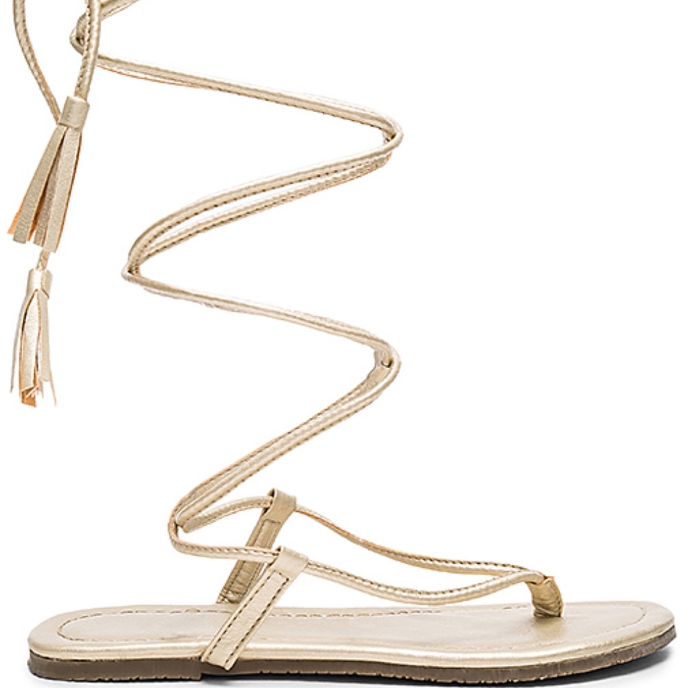 Pilyq Gold Boho Gladiator Sandal - NEW *w/Defect*